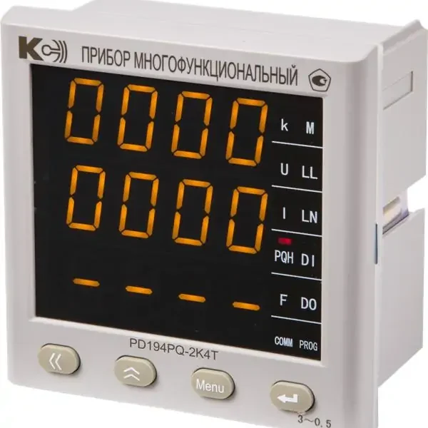 PD194PQ-2V4T-1 — многофункциональный цифровой электроизмерительный прибор (одностраничная модификация)