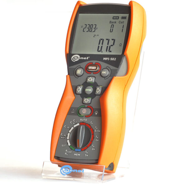 MPI-502 — измеритель параметров электробезопасности электроустановок