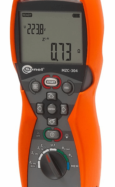 измеритель параметров цепей электропитания зданий MZC-304
